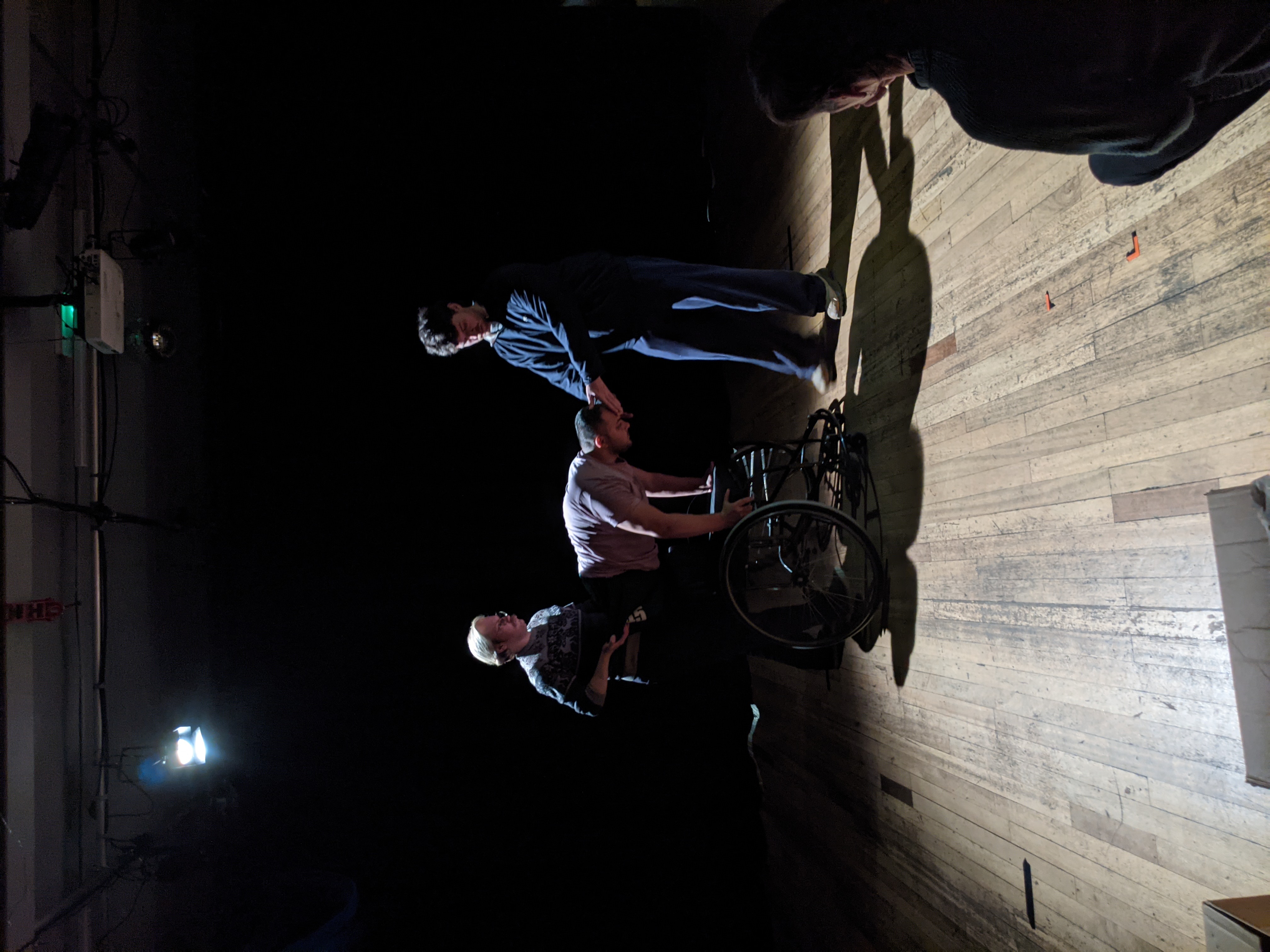 3 dancers in rehearsal credit Alex Lake Media